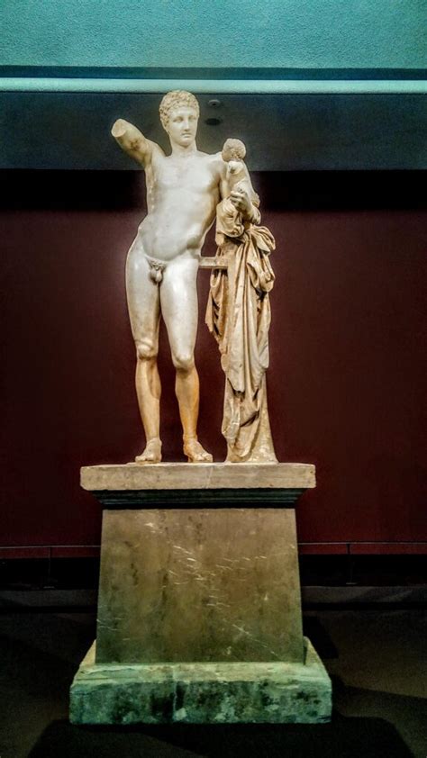 statue of hermes and dionysus|the god hermes by praxiteles.